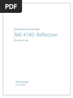 ME 4740: Bio-Inspired Design Final Reflection