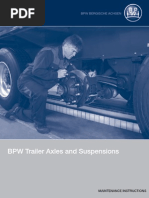 BPW Trailer Axles and Suspensions Maintenance Instructions