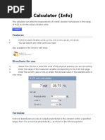 4-20 Ma Calculator