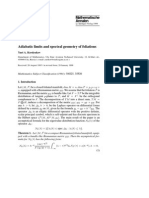 Adiabatic Limits and Spectral Geometry of Foliations: Mathematische Annalen