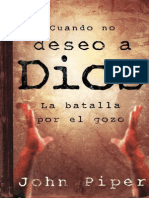 Cuando No Deseo A Dios - John Piper