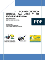 Estudio Socioecoonomico Comuna San Jose y Su Entorno Proximo