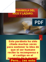 La Parábola Del Rico y Lázaro