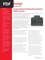 Avaya Ethernet Routing Switch 3500