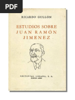 Gullon Ricardo - Estudios Sobre Juan Ramon Jimenez