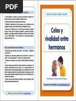 12 Folletos Celos y Rivalidad Hermanos