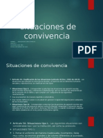  Situaciones de Convivencia