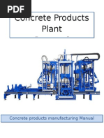 Concrete Products Plant Proposal