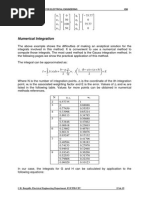 Numerical Integration FEA