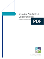 Metadata Assistant Quick Start Guide