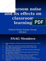 Noise - Classroom - SNAG Overview