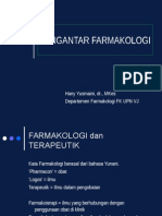 KULIAH DASAR FARMAKOLOGI (Farmakokinetik - Farmakodinamik)