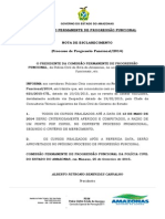 Nota de Esclarecimento (Processo de Progressão Funcional/2014