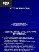 Litigación Oral-Christián Gonzáles