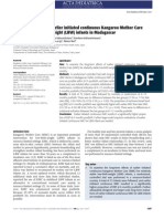 Acta Paediatrica Volume 100 Issue 12 2011 (Doi 10.1111/j.1651-2227.2011.02372.x) Shuko Nagai Naohiro Yonemoto Norotiana Rabesandratana Diavola - Long-Term Effects of Earlier Initiated Continuous