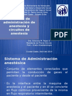 Sistemas de Admin Anestesica y Circuitos