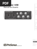 Audiobox USD Owners Manual