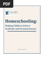 Calvert Homeschooling Academic Success PDF