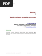 Module-3 Membrane Module