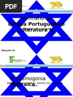 Trabalho de Português - A Cosmogonia Hebraica