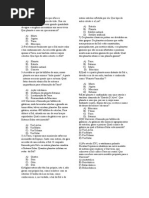 6 Ano Folha de Exercícios Sistema Solar