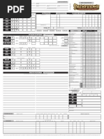 Pathfinder Character Sheet 1.0.8