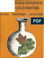 Manual de Técnicas Microquímicas de Campo para Arqueología