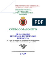 Codigo Masonico de Las Logias Reunidads en Francia PDF