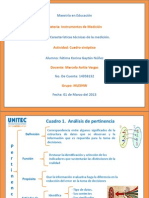 Características Técnicas de La Medición