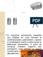 Intoxicatii Alimentare Cu Metale Toxice