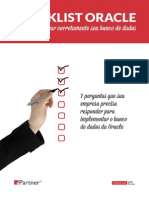 Ebook Checklist para Comprar Banco de Dados Oracle PDF