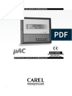 Carel MAC User Manual Eng