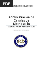 Administración de Canales de Distribución