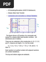 Concepts:: Conduction and Convection W/ Simple Radiation