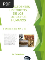 Antecedentes Históricos de Los Derechos Humanos