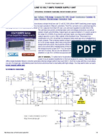 12 Volt DC Power Supply Circuit