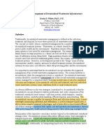 Centralized Utility Management of Decentralized Wastewater Infrastructure Kevin D. White, PH.D., P.E