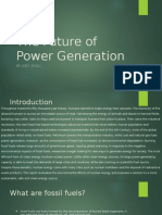 The Future of Power Generation: by Joey Zhou