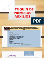 Botiquin de Primeros Auxilios