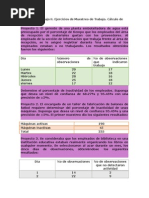 Muestreo Del Trabajo Calculo de La Muestra