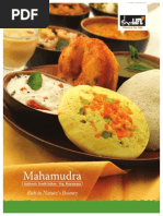 Maha Mudra Menu Card