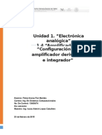 Amplificador Derivativo e Integrador