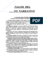 Analisi Del Testo Narrativo - Ult