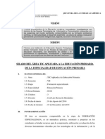 Silabo Tic Aplicada A La Educacion Primaria - Viii - Agosto 2014-Ii PDF