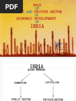 Role of Public and Private Sector in Economic Development of India