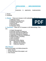 AIM (Application Implementation Methodology) : 1. Phases