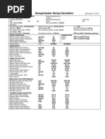 Desuperheater Sizing Calculation