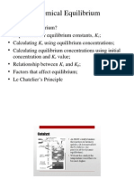 Chapter 13 - Chemical Equilibrium