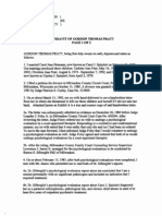 9/9/09 Affidavit Re: 1985 Psych Diagnosis of Carol Pratt (Spizzirri) As 'Paranoid Schizophrenic'