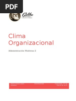 Clima Organizacional